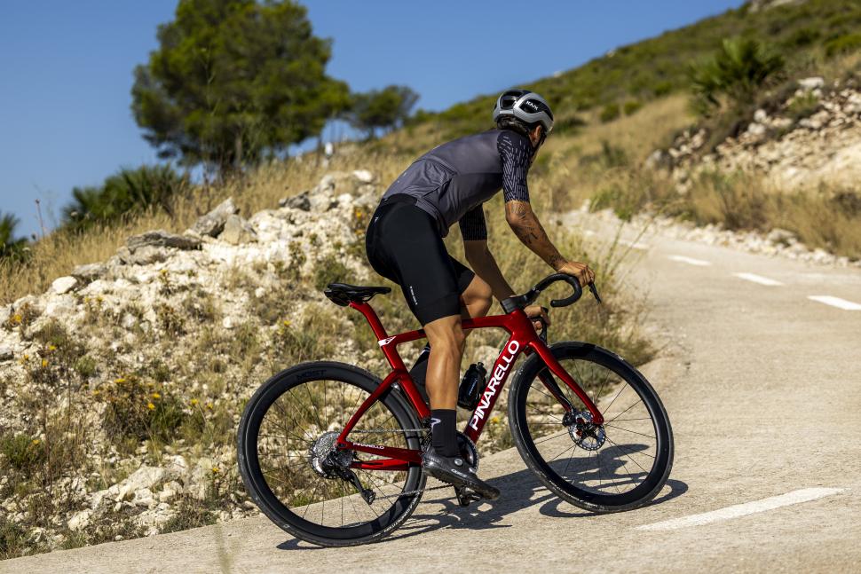 2025 Pinarello Dogma F riding shot