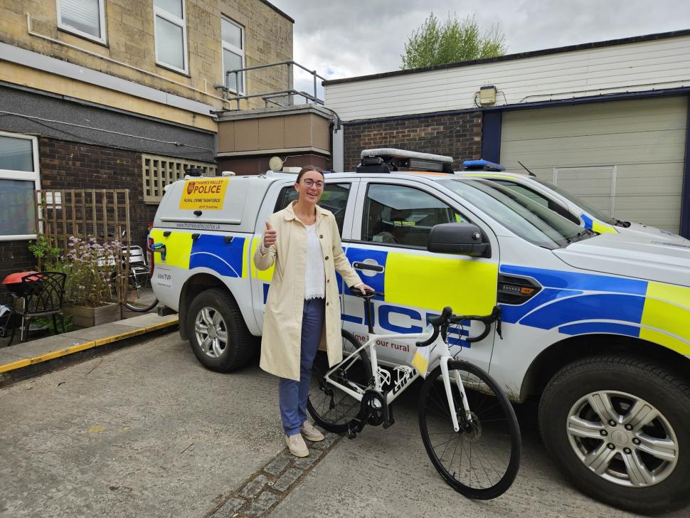 Stolen bike returned