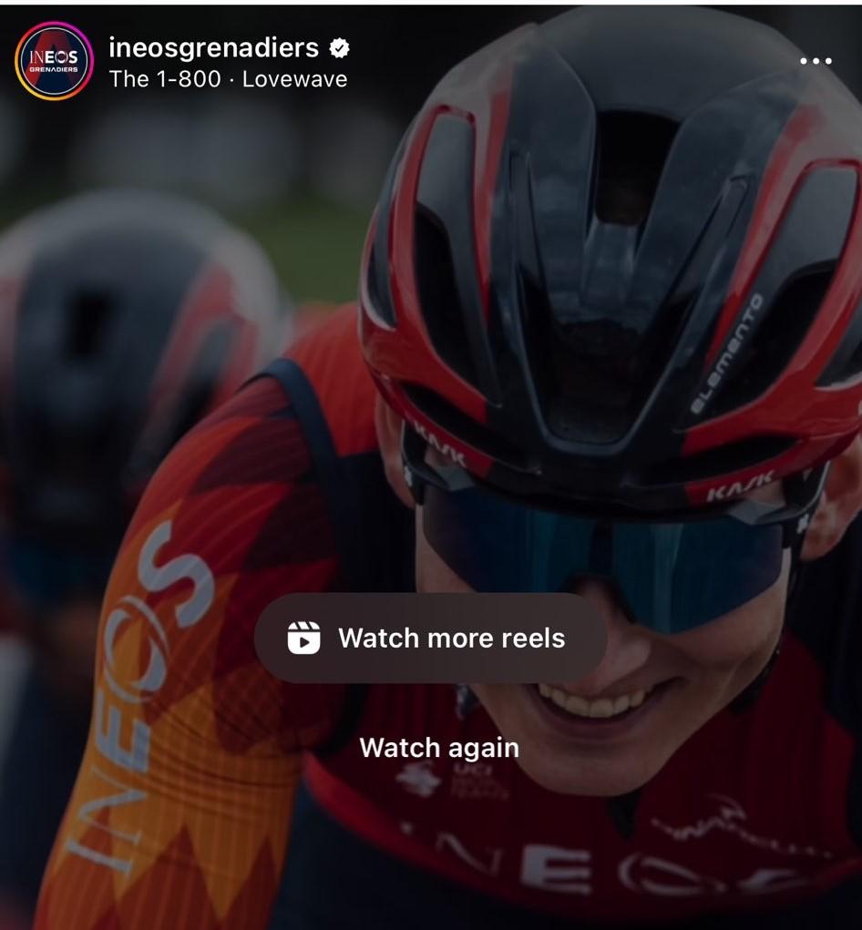 New Kask helmet? (Ineos Grenadiers/Instagram)