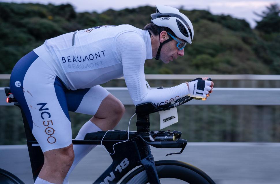 2022 Mark Beaumont NC500 record external battery pack (Markus Stitz (www.markusstitz.com) for an upcoming GCN+ documentary)