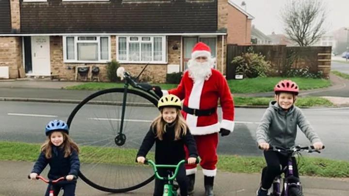 Charlie Burrell penny farthing