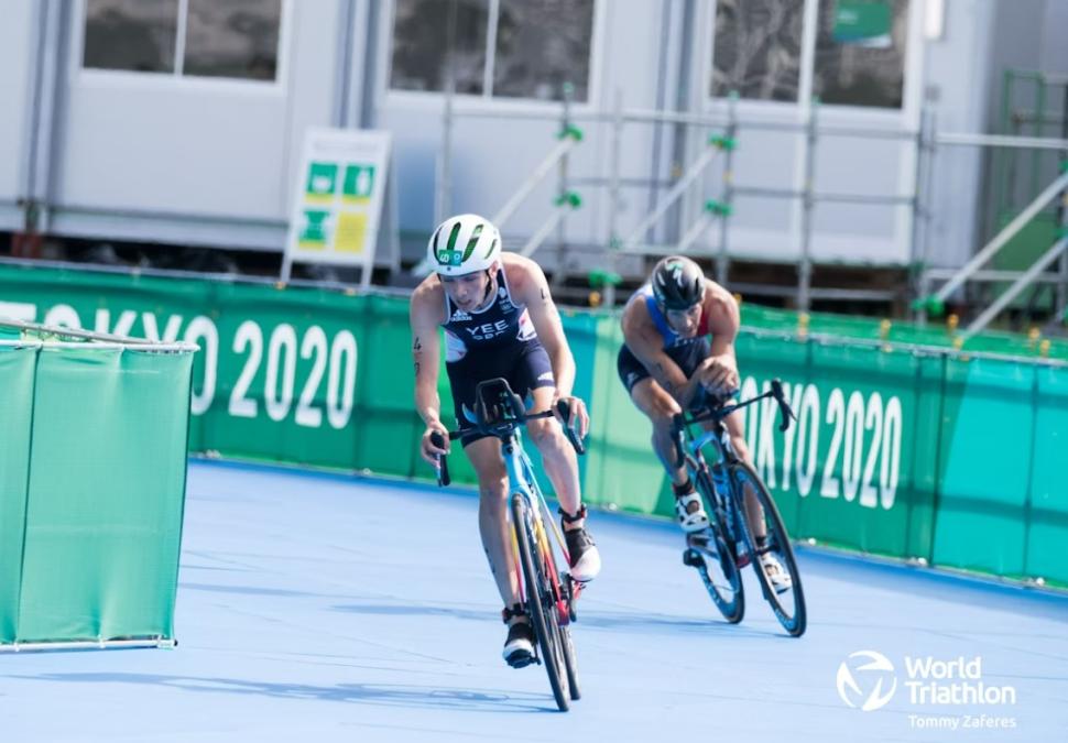 Alex Yee at Tokyo 2020 Olympics (Tommy Zaferes/World Triathlon)