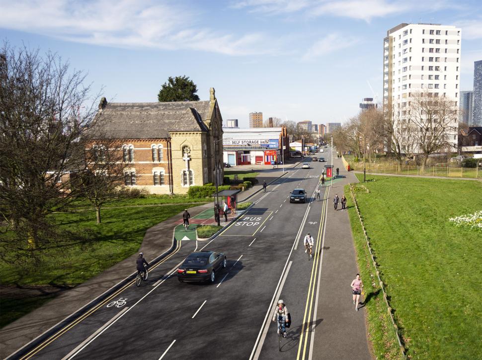 Chorlton cycle plans (via Manchester City Council)