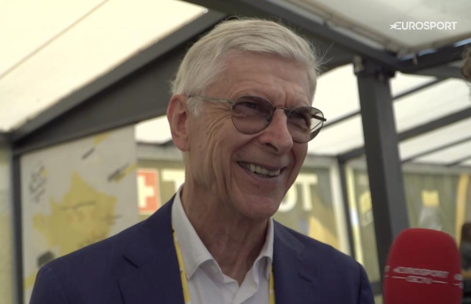 Arsène Wenger at Tour de France 2023 (Eurosport/GCN+)