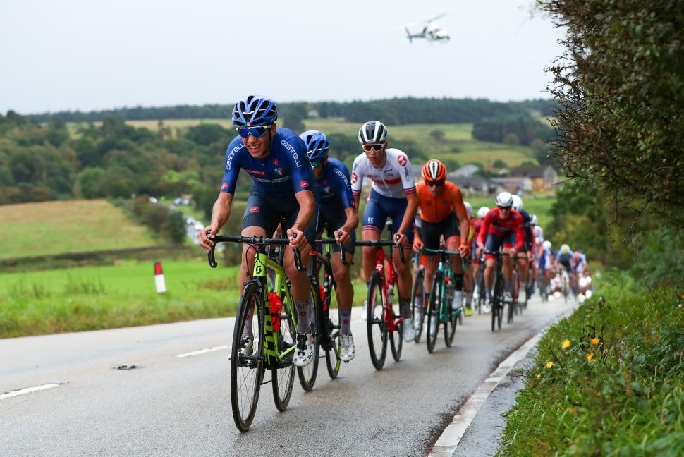 Andrea Piccolo, 2019 world junior road race championships (Alex Whitehead/SWpix.com)