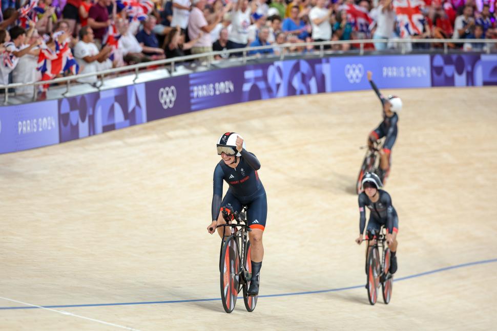 Team GB, men’s team pursuit, 2024 Paris Olympics (Zac Williams/SWpix.com)