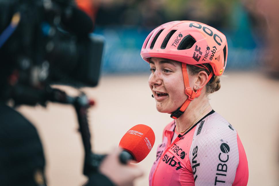 Zoe B&auml;ckstedt, 2023 Paris-Roubaix (Alex Whitehead/SWpix.com)
