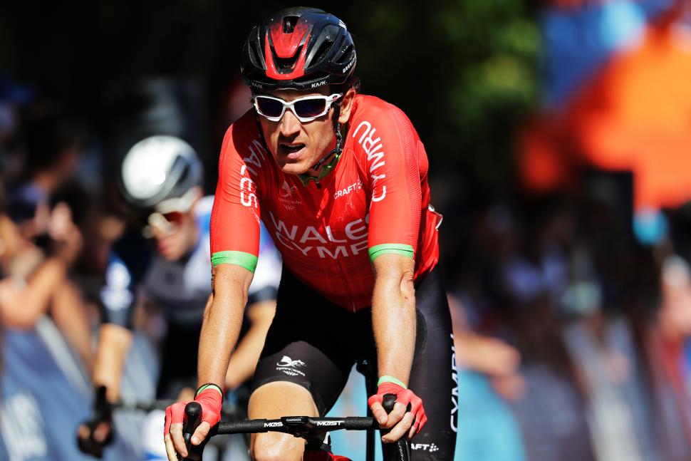 Geraint Thomas, 2022 Commonwealth Games men's road race (Alex Whitehead/SWpix.com)
