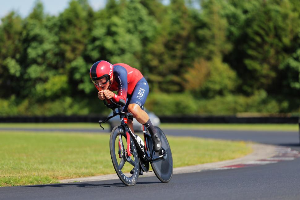 Josh Tarling wins 2023 British national time trial championships (Alex Whitehead/SWpix.com)