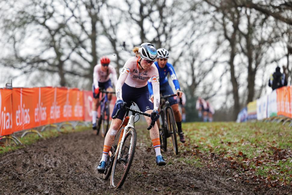 Puck Pieterse, 2023 UCI Cyclo-cross World Championships, Hoogerheide (Alex Whitehead/SWpix.com)