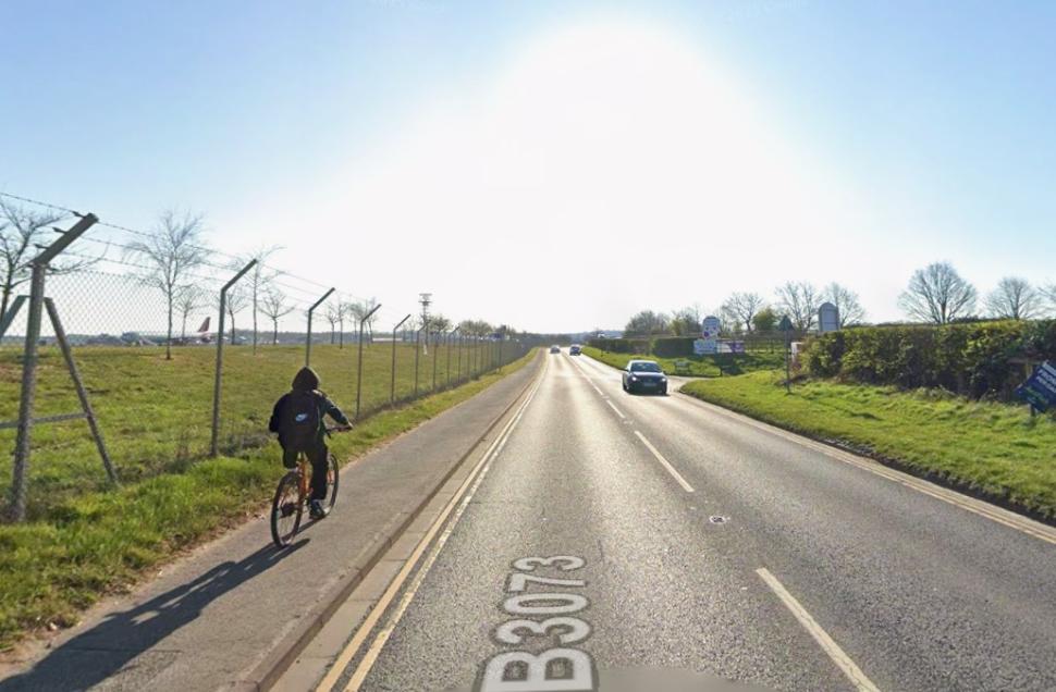 B3073 near Bournemouth Airport
