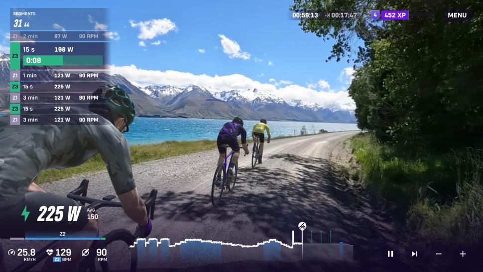 Rouvy Intervals Workout