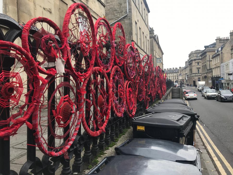 Bath George Street bike pollution demo 1.JPG