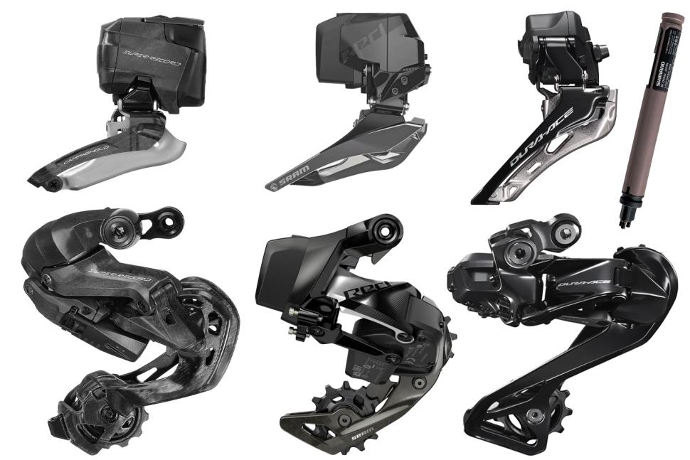 2024 Shimano SRAM Campagnolo battery locations