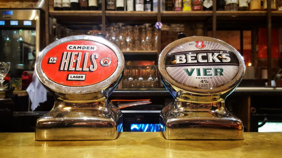 Beer taps (copyrighht Simon MacMichael)