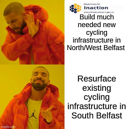 Belfast cycle lane meme 2 (Belfast Cyclist)