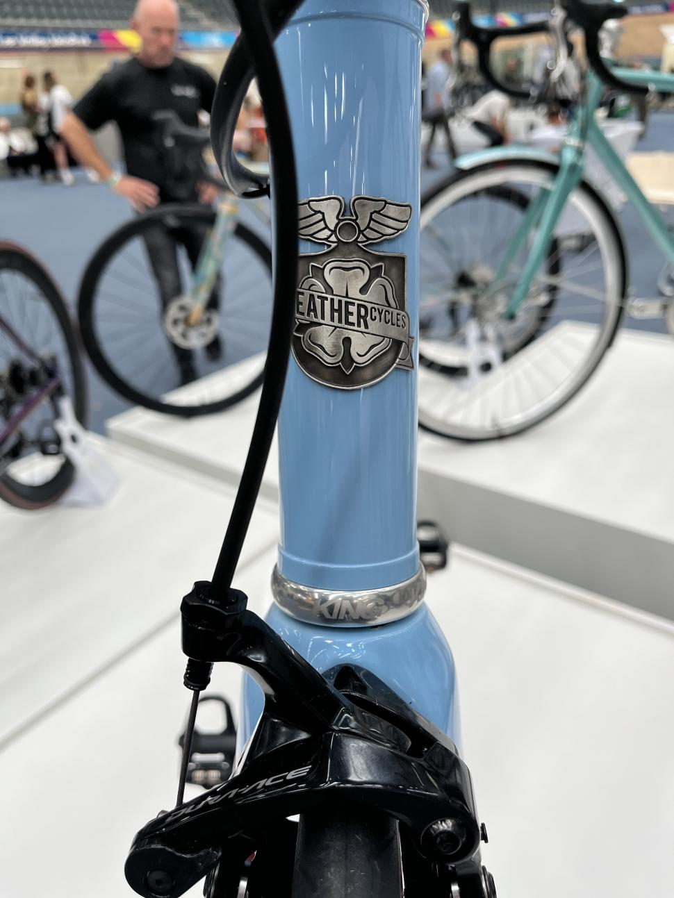 Bespoked Bristol 2022 feather cycles head tube