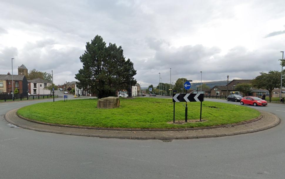 Big Lamp Roundabout, Shaw, Oldham 