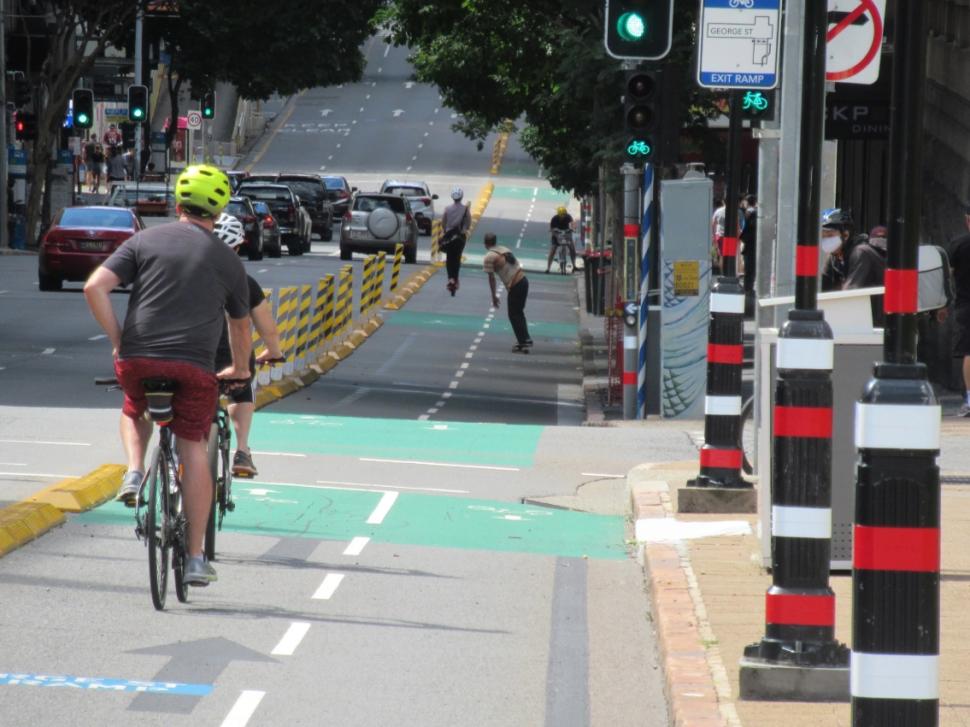 Brisbane cycle lane (Space for Cycling, Brisbane)