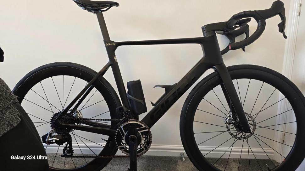 Bluetooth speaker on bike (Simon Charnley, Facebook)