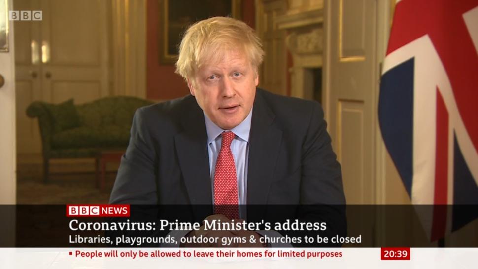 Boris Johnson Coronavirus address