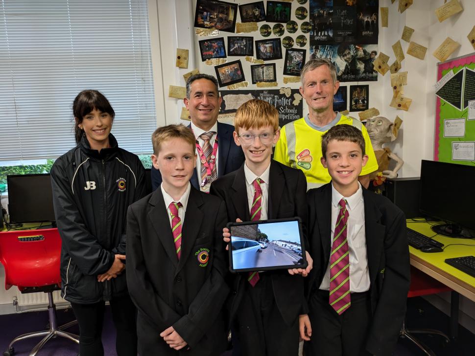 Bournemouth school pupils first in UK to trial Bikeability &ldquo;VR immersive cycle training&rdquo; (BCP Council) 2