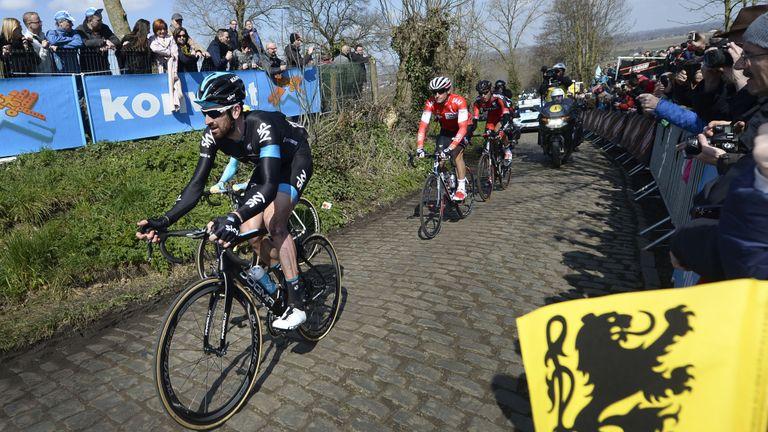 Bradley Wiggins Kwaremont 2015 Tour of Flanders