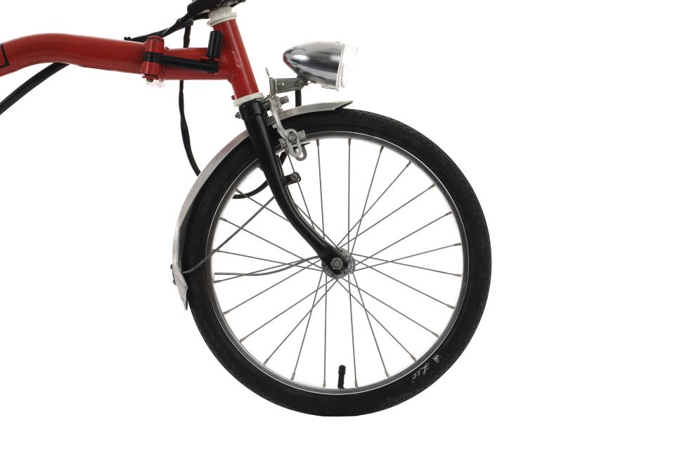 Brompton prototype - front wheel and fork