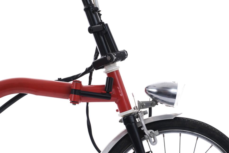 Brompton prototype - head tube and hinge
