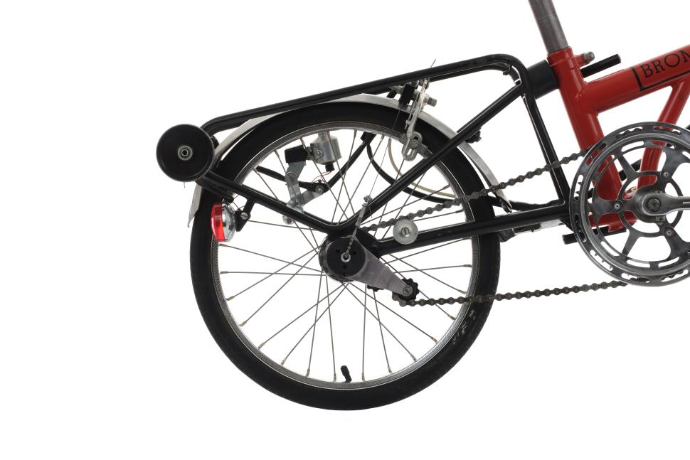Brompton prototype - rear wheel and stays