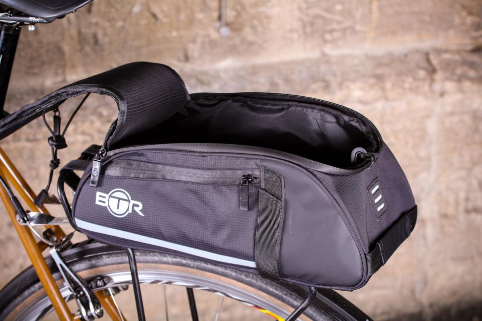 BTR Waterproof Bicycle Rear Rack Pannier Bike Bag - open.jpg