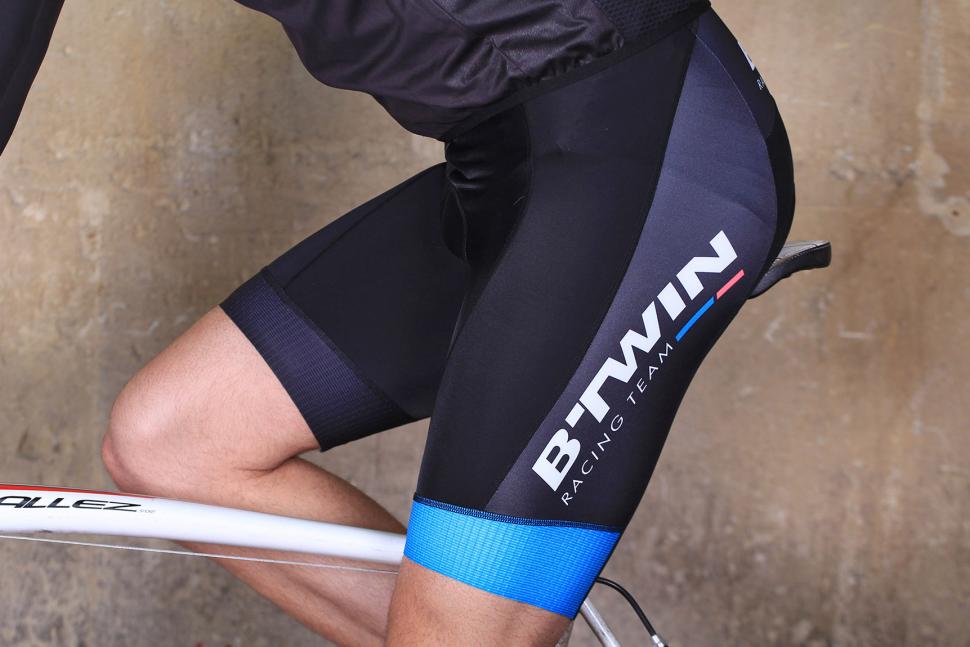 BTwin Aerofit Cycling Bib Shorts - riding.jpg