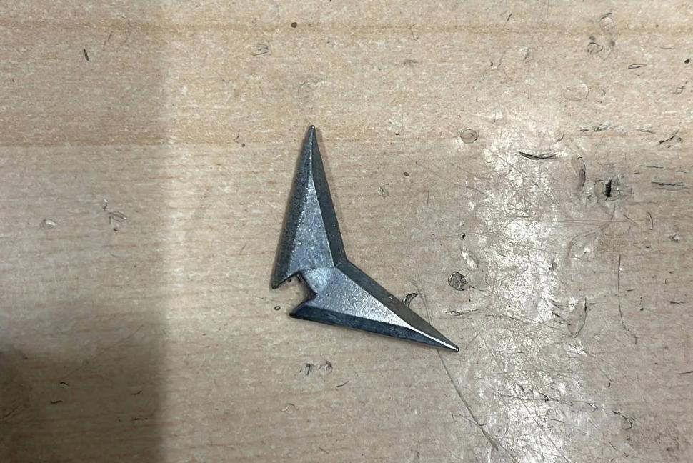 Caltrop found on Leith Walk, Edinburgh (u/ScoTTaiko on Reddit)