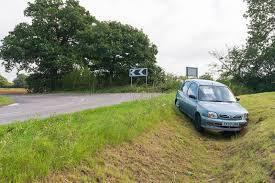 Car in a ditch (credit - Mungecrundle)