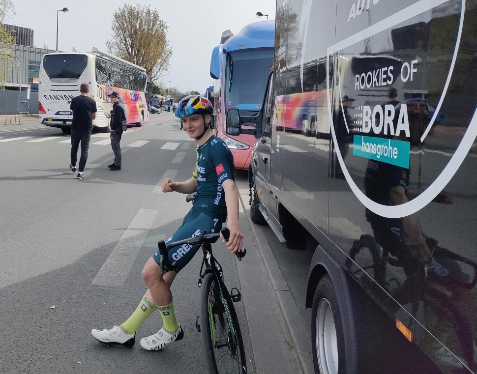 Patrick Casey, 2024 Junior Paris-Roubaix (image: Ryan Mallon)