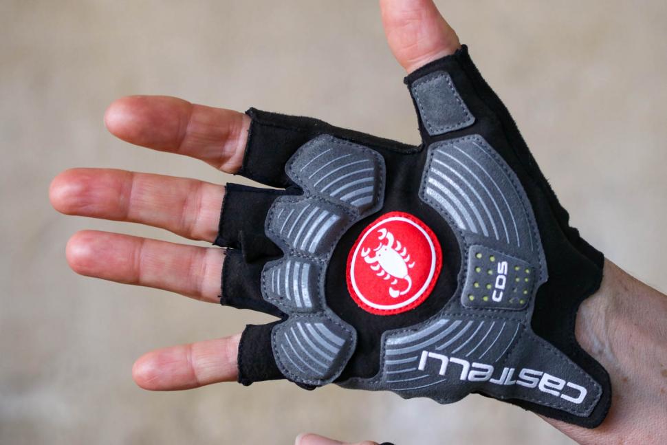 Castelli Rosso Corsa Espresso Glove - palm.jpg