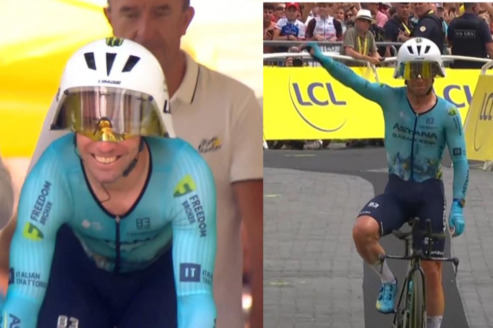 Mark Cavendish rides final Tour de France stage