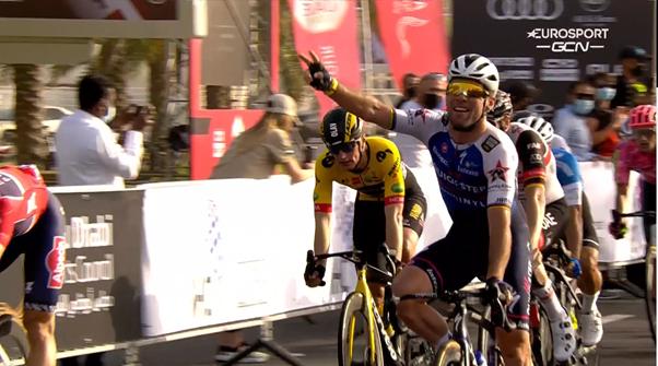 Cavendish - UAE Tour Stage 2 (via GCN) 2