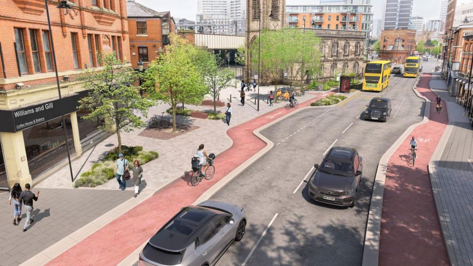 Chapel Street cycle lane