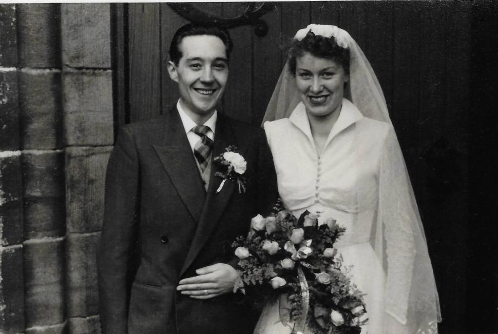 Charlie and Beryl Burton wedding (credit: British Cycling)
