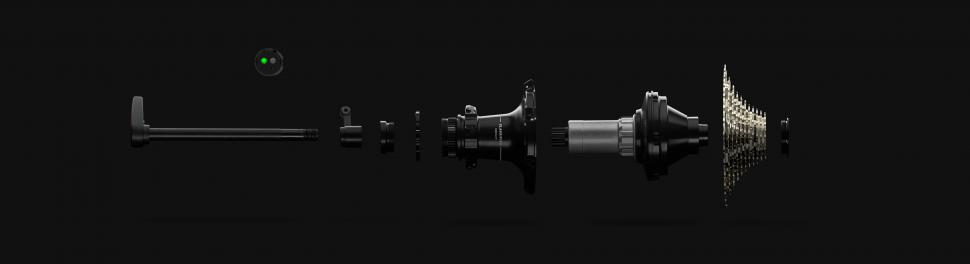Classified POWERSHIFT Hub exploded view