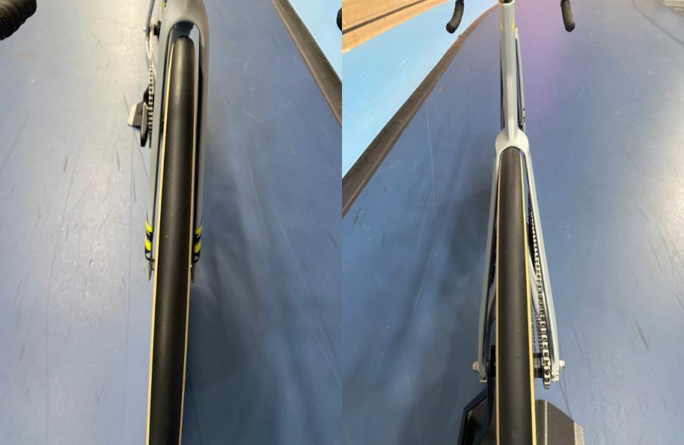 Colnago T1Rs tyre clearance