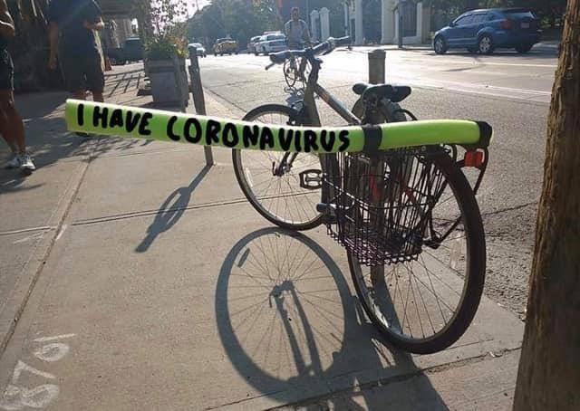 coronavirus pool noodle - credit unknown