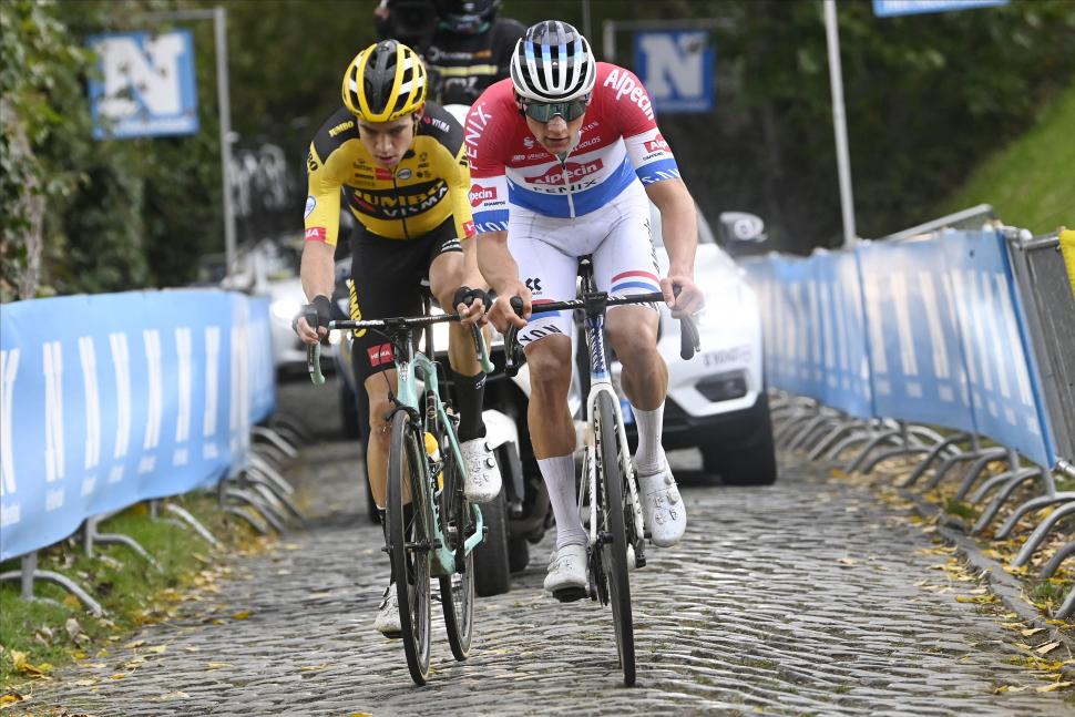 Van der Poel and Van Aert - Tour of Flanders 2020 (swpix.com)