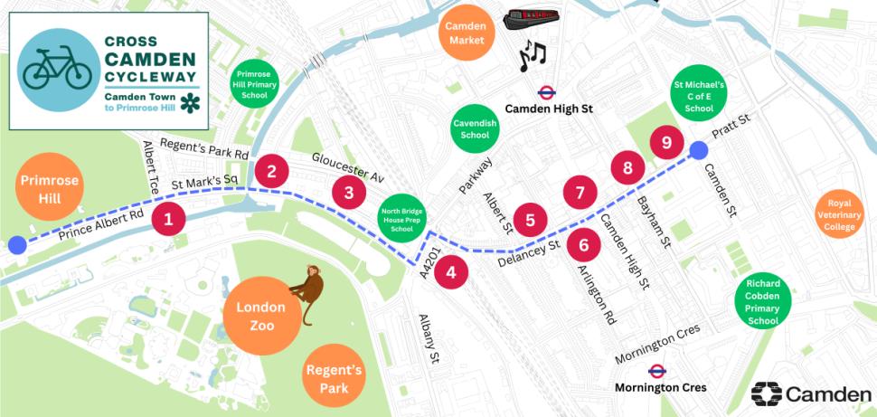 Cross Camden Cycleway Plans