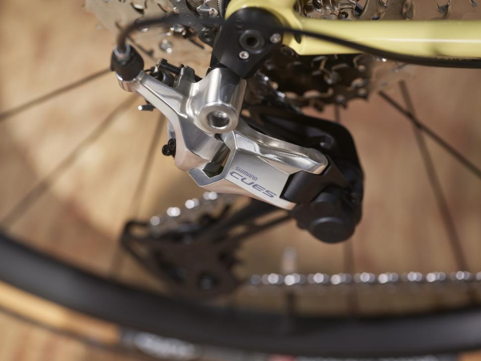CUES Polished Silver Rear Derailleur RD-U6000