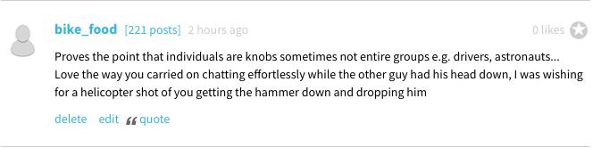 cycle close pass comments 2