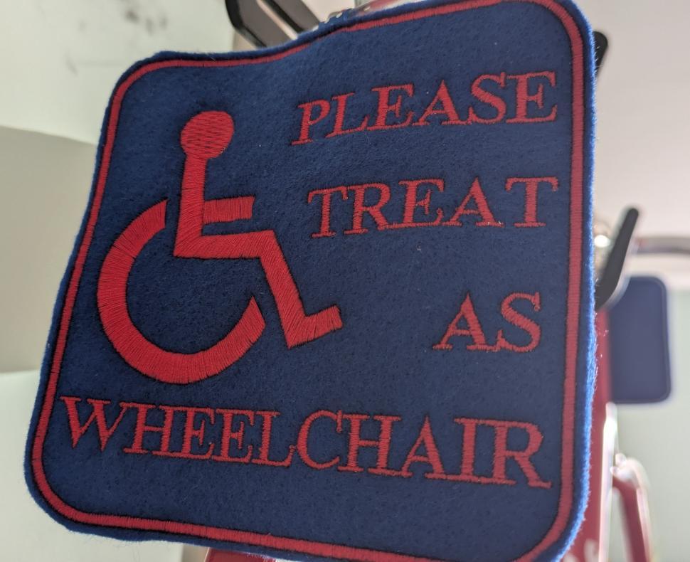 Cycle mobility aid badge