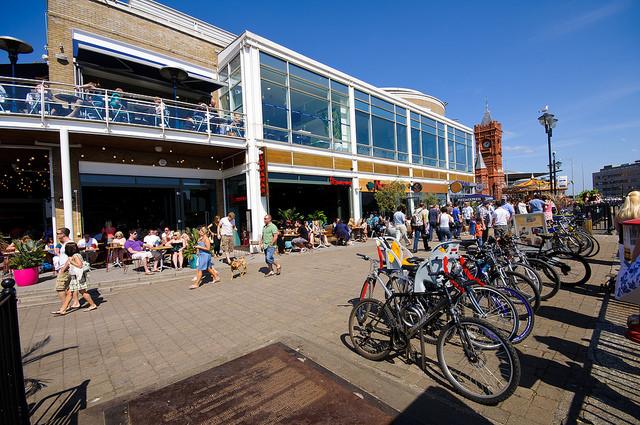 Cycle Parking in Cardiff Bay (picture via Visit Cardiff).jpg