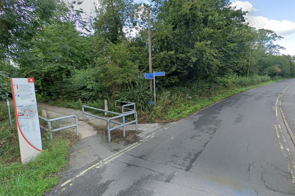 Windmill Lane cycle route York (Google Maps StreetView)